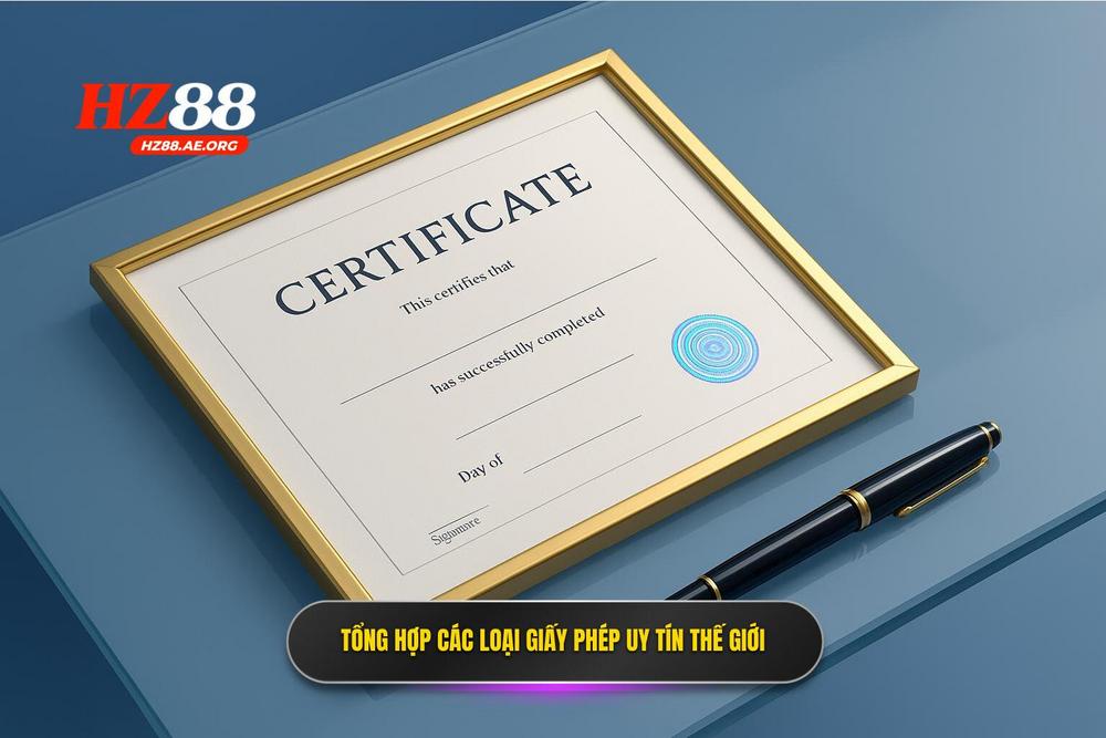 3.bảng Tổng Hợp Các Loại Giấy Phép Uy Tín Hàng đầu Thế Giới